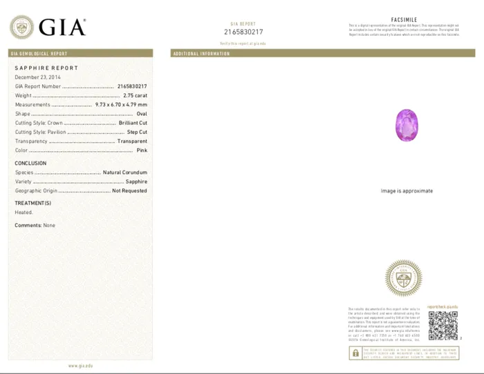 Ring 18Kt Gold GIA Pear Diamond and Oval Pink Sapphire Albert Hern Rings