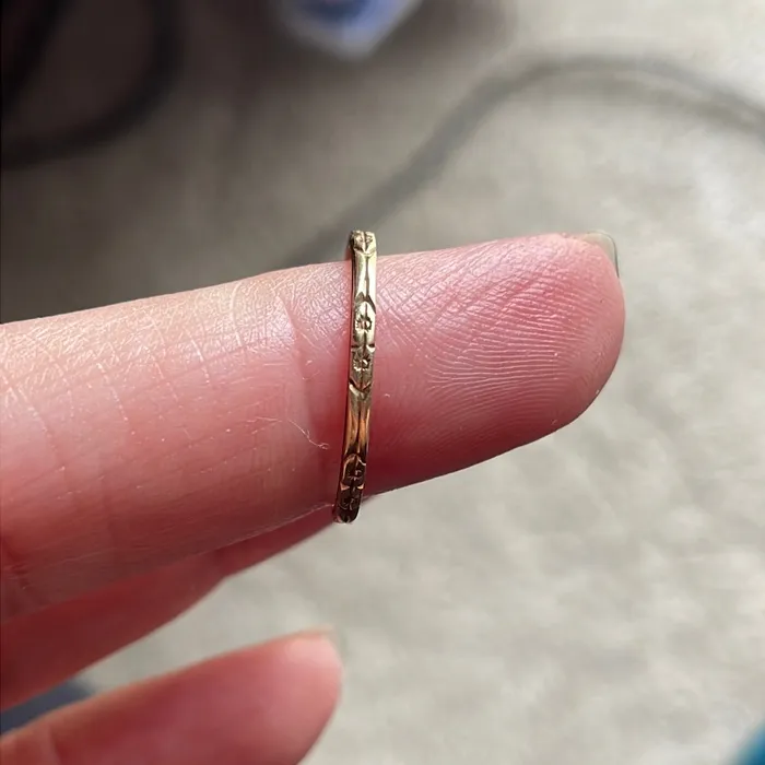 Vintage Paris Jewelry Rings Gold Flower Band 14k Gold Vintage Vintage Paris Jewelry Rings Gold Flower Band 14k Gold Vintage