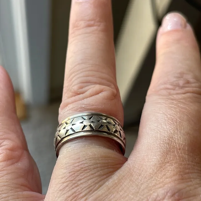 Vintage Paris Jewelry Rings Star Band Sterling Silver Vintage Vintage Paris Jewelry Rings Star Band Sterling Silver Vintage