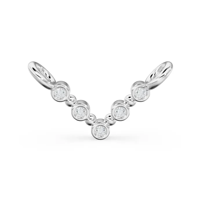 Diamond Solid Gold Spacer Connector Finding Handmade Jewelry Finding Diamond Gold Connectors Real Diamond Connector Jalvi Co PreStyled Sets
