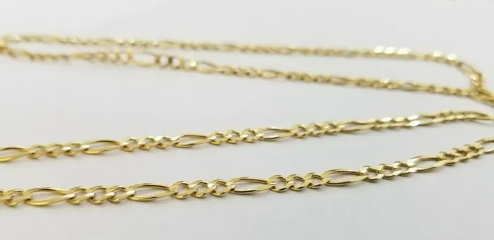 Gold and Diamond 10k yellow gold round last supper charm with 22inch figro chain 4mm Real 10kt Charm Necklaces