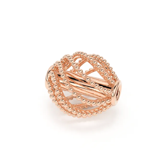 Jalvi Co PreStyled Sets Milgrain Oval Spiral Solid Gold 14k 18k Designer Handmade Gold Spacer Bead Jewelry Making Supply 650mm Jalvi Co PreStyled Sets Milgrain Oval Spiral Solid Gold 14k 18k Designer Handmade Gold Spacer Bead Jewelry Making Supply 650mm