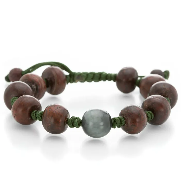 Joseph Brooks Bracelets Gray Cats Eye Bodhi Seed Bracelet
