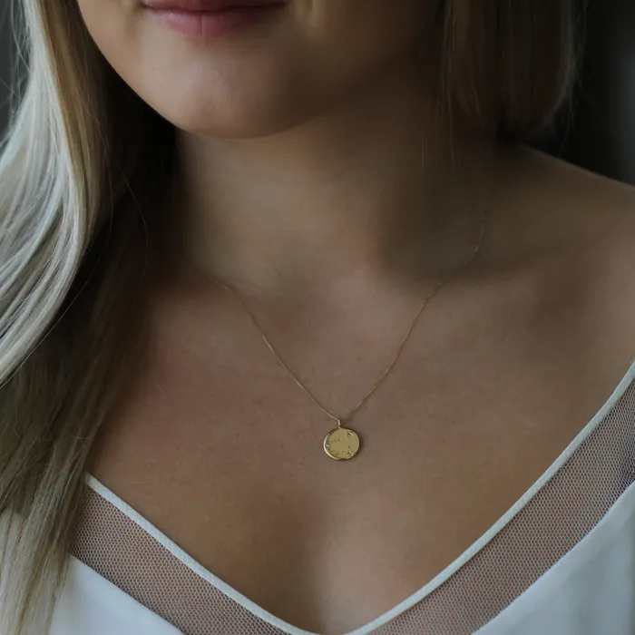 PreStyled Sets Independent Jewellers 10kt Yellow Gold Pisces Diamond Pendant