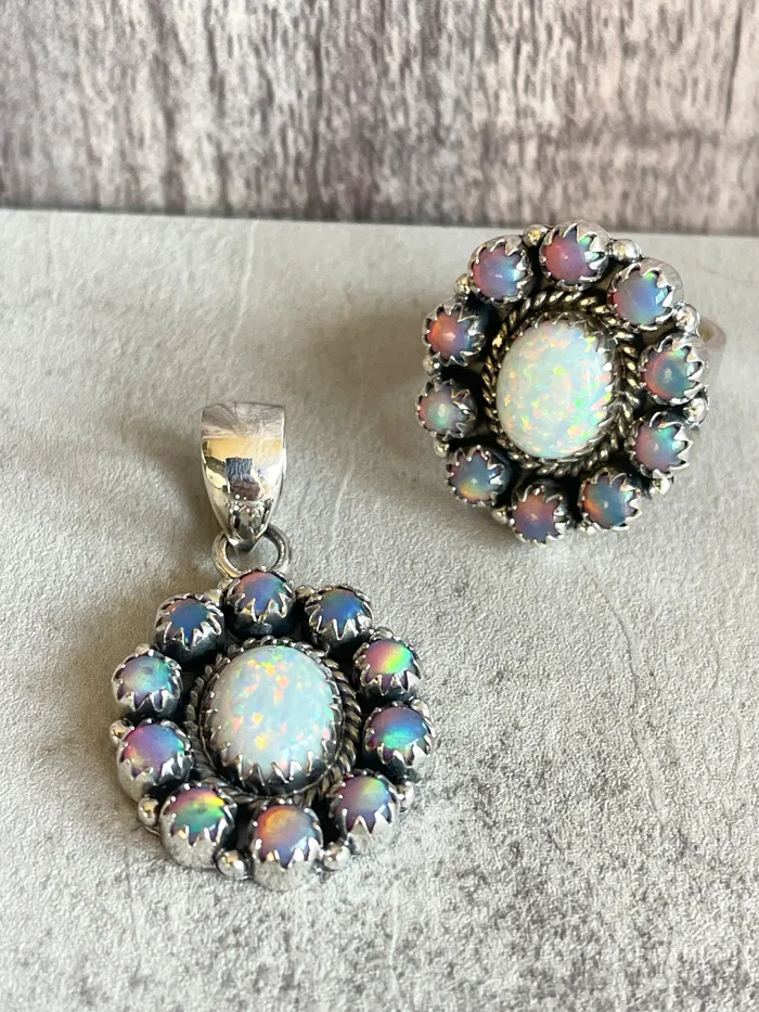 Rings Sterling Silver AuroraFire Opal Ring SophiaRene Boutique Rings Sterling Silver AuroraFire Opal Ring SophiaRene Boutique