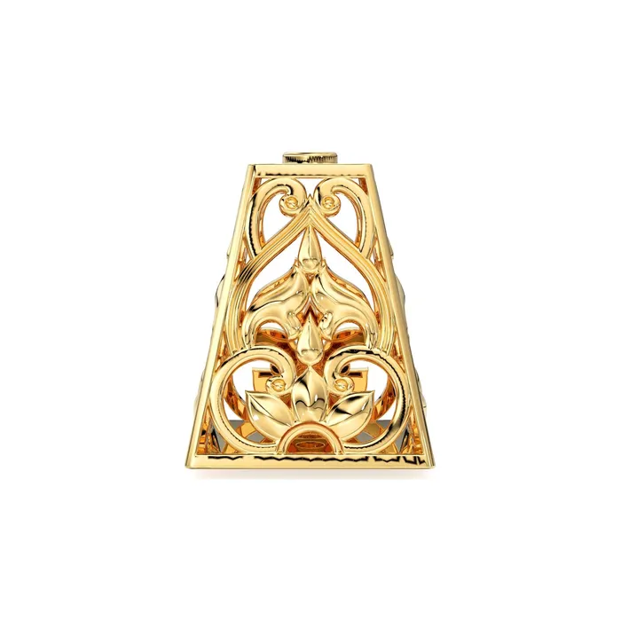 Sturdy Designer Cone Solid Gold 14k 18k Handmade Gold Spacer Bead Jewelry Making Supply available in 13mm Jalvi Co PreStyled Sets